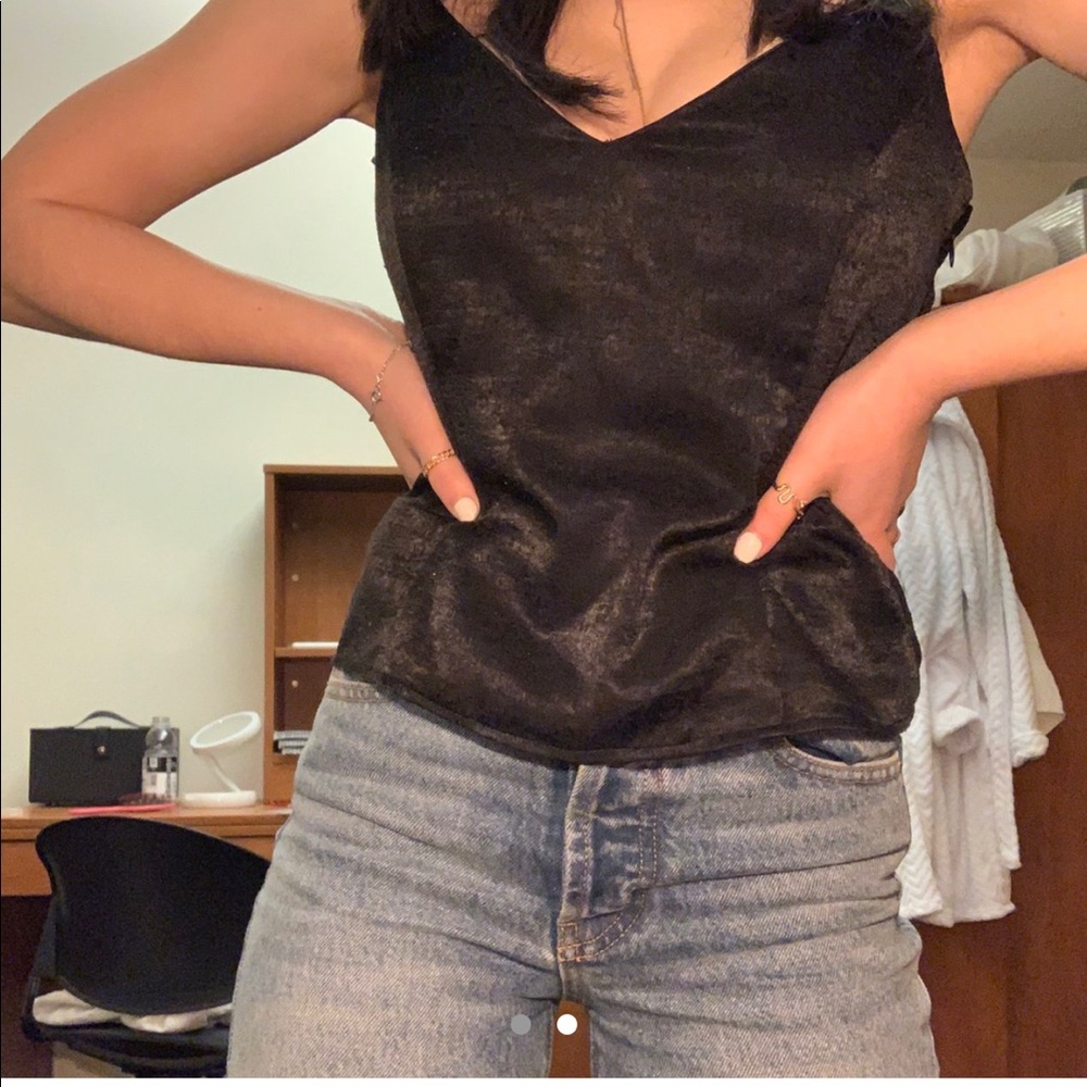 Silky v neck tank from urban outfitters